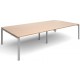 Adapt Rectangular Bench Style Boardroom Table